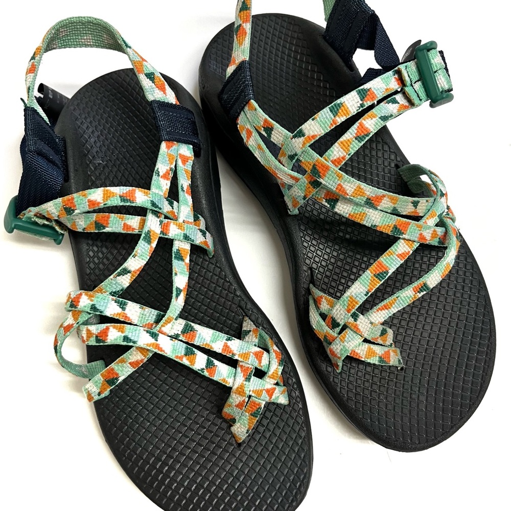 CHACO ZX2 Cloud Teal Oranges Outdoor Sandal